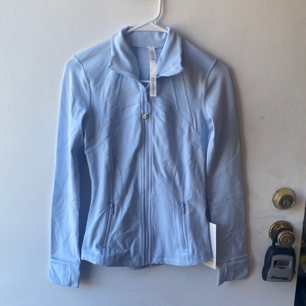 NWT Lululemon Athletica Lululemon Define Jacket Blue Linen